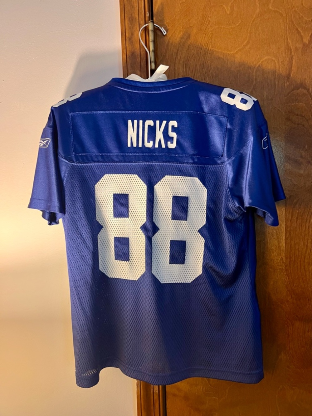 (lightly used) NY New York GIANTS Hakeem NICKS 88 NFL FOOTBALL JERSEY
